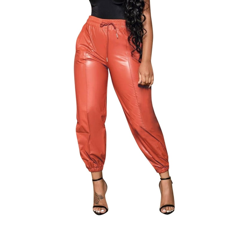 adviicd Leather Pants For Women Womens High Waisted Leather Pants
