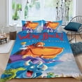 thumbnail image 2 of Regresamos Conjunto de sábanas temático, trío de piezas, cómodo y amigable con la piel, diseño único, regalo de decoración para el hogar para familiares, amigos y fans,135cm *200cm, 2 of 6