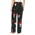 thumbnail image 3 of Uemuo Amanita Mushroom Pattern Women's Wide Leg Palazzo Lounge Pants with Pockets Light Weight Loose Comfy Casual Pajama Pants-Medium, 3 of 9