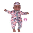 thumbnail image 2 of Muñeca infantil africana BuyWeekMX Muñeca africana 16 de vinilo multifuncional, 2 of 9