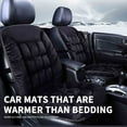 thumbnail image 4 of Car Seat Cushion, Harpi Comfort Memory Foam Car Cushions for Driving, Warm and Insulated Plush Car Seat Cover, Soft Automatic Protective Cover for Front and Rear Seat Cushions, 4 of 9
