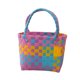 thumbnail image 4 of Bolso de mano tejido, lavable, multiusos, moderno, ideal para compras navideñas y citas. violeta rosa, 4 of 9