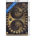 thumbnail image 3 of Tina Lavoie - Golden Elements Of The Moon Astronomy Chart Wall Poster, 14.725" x 22.375", 3 of 3