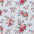 thumbnail image 2 of Zelouf Venus Knit Print  , Sewing, DIY, Crafts Fabric by the Yard, 187 Wht/coral, 5 Yard, 2 of 2