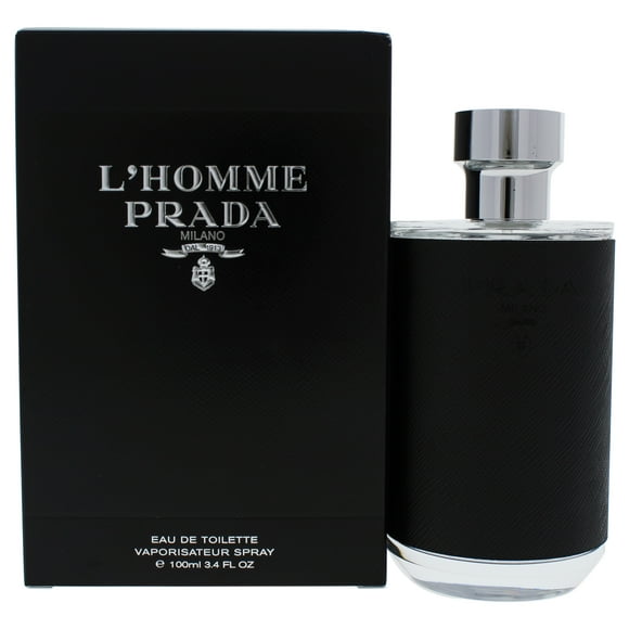 Prada L'Homme Eau De Toilette Spray, 3.4 Fluid Ounce