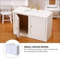 thumbnail image 2 of Arborister White Wooden Furniture Washing Table for House Decoration, 2 of 10