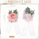 thumbnail image 2 of Uxcell 2 Pcs Corsage de Muñeca de Flores Rosa Brillante, Pulseras de Flores Artificiales para Boda Novia Novio Ceremonia Aniversario Baile Fiesta, 2 of 6