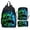 Green, variant on 3-Piece Gaming Controller Printed Backpack Set with Sling Bag and Pencil Pouch Lightweight Travel Daypack 15.7 x 11.8 inches