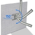 thumbnail image 4 of Outdoor Weather Station, Antenna, WiFi Extender Mounting Pole Bracket, Adjustable Pivot/Lock Bracket & J-Pipe Mast, Easy Installation, Solid Rustproof for Wall,Eave or Roof Mounting, 4 of 7