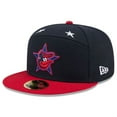thumbnail image 3 of Men's New Era Navy/Red  Baltimore Orioles 2025 MLB All-Star Game Workout Side Patch 59FIFTY Fitted Hat, 3 of 5