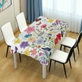 thumbnail image 7 of Coolnut Wildflowers Rectangle Tablecloth Waterproof Polyester Table Clothative Stain Resistant & Wrinkle Resistant Washable Table Cover for Dining Table/Party/Camping 60x90 Inch Decor Gift, 7 of 7