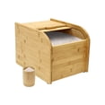 thumbnail image 4 of Kitchen Bamboo Rice Storage Wood Rice Container Box W/ Lid + 1* Measuring Cup, 4 of 20
