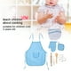 thumbnail image 3 of Juego De Juguetes De Cocina Para Niños Juego De Rol Para Hornear Delantal Gorro De Chef Utensilios De Imitación Vajilla Funcional Para Niños Pequeños Niñas Niños De 3 Años, 3 of 7