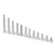 thumbnail image 2 of 304 Stainless Steel Hex Head Nails Assortment Kit (180pcs (M4)), 2 of 2