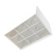 thumbnail image 1 of Bearachild Caja de almacenamiento a prueba de polvo Ins Cajas transparentes de plástico Papelería Joyas Cosméticos Organizador Maquillaje Cubiertas para muebles de jardín, 1 of 6