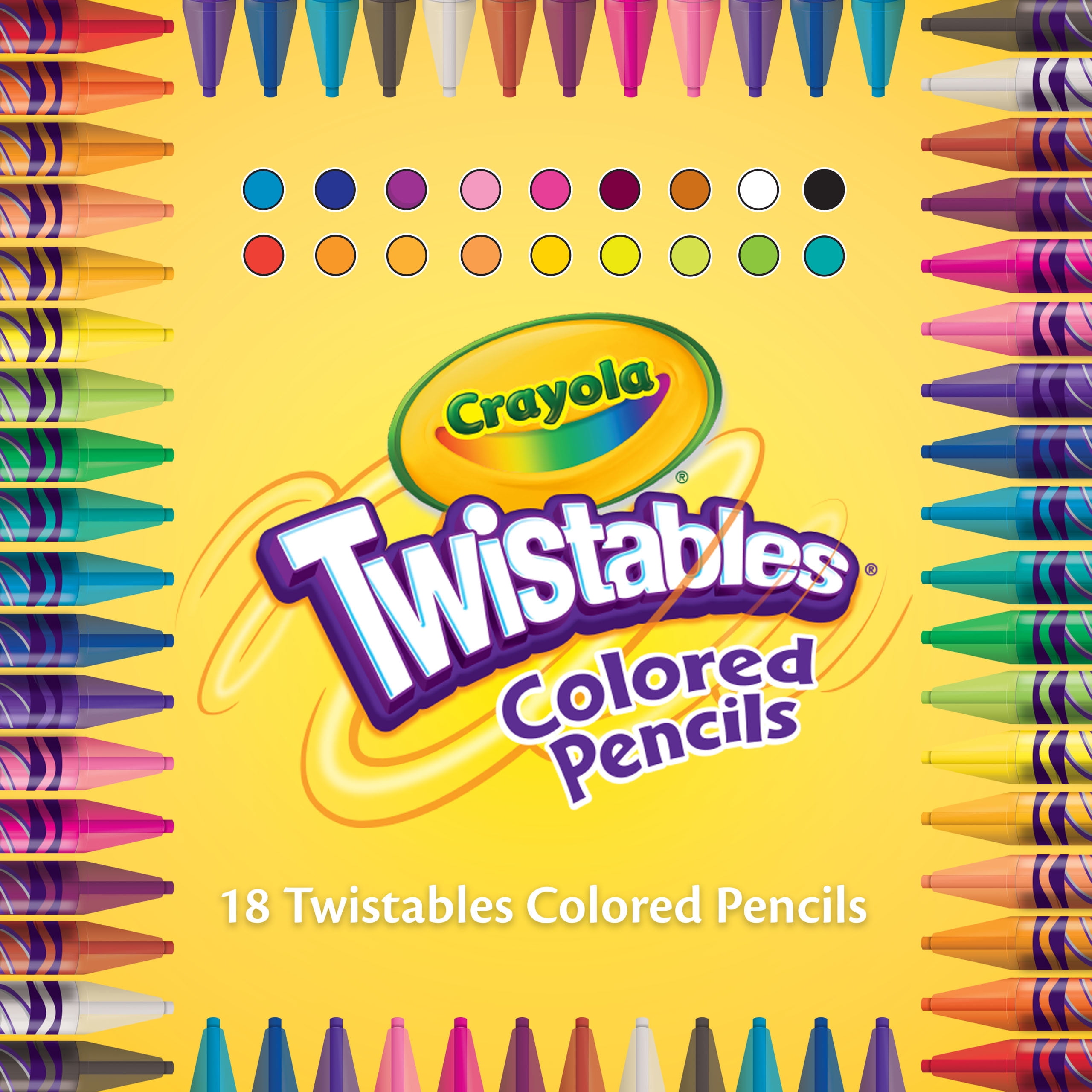 Crayola Colored Pencils Twistables 30pc (case of 24)