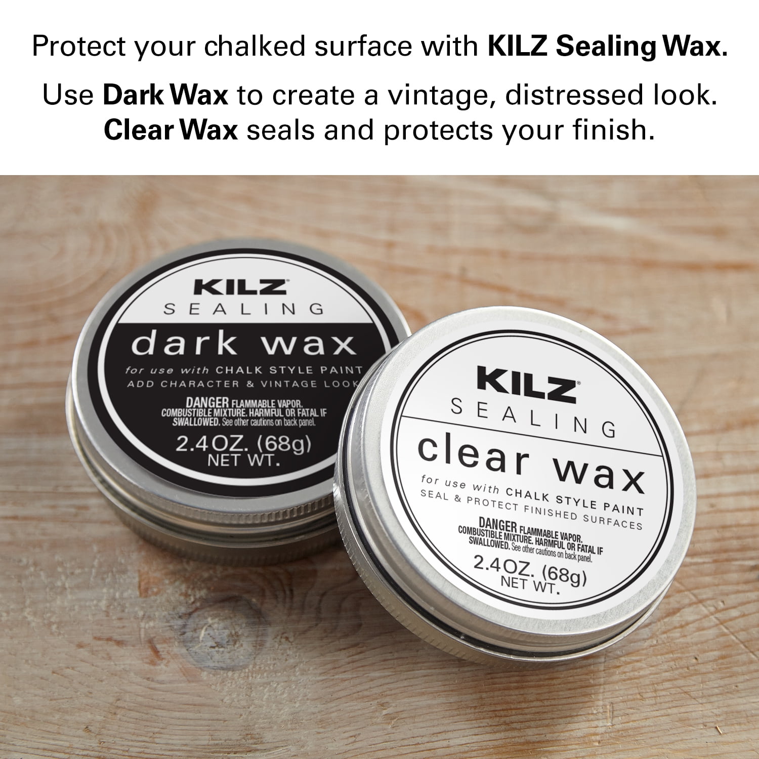 KILZ Chalk Style Paint, Interior, Ultra Flat, Red Flare, 1 Quart