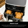 thumbnail image 6 of Ninja® Foodi® 6-in-1 Smart 10-qt. 2-Basket Air Fryer, 6 of 24