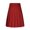 Red, variant on Women's Pleated Skirts Vintage Solid Color Knee-Length Long Skirts High Waist Casual Mid Length A-Line Skirts