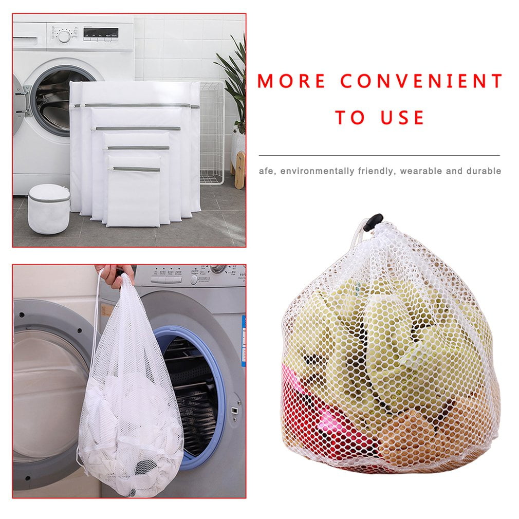 Household Laundry Bag Bunch Drawstring Bags Washing Machine Net Pockets