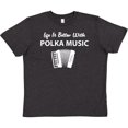 thumbnail image 3 of Inktastic Life's Better Polka Music Youth T-Shirt, 3 of 5