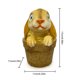 thumbnail image 2 of Paneles solares estatua de gato jardín gato luz Solar decorativa estatuilla impermeable lámpara LED resina hogar jardín al aire libre decoración de patio, 2 of 9