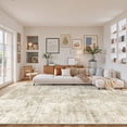 thumbnail image 2 of Roxstand Washable Rugs 8x10, Abstract Distressed Area Rugs for Living Room, Non Slip Accent Bedroom Rug (8'x10', Beige), 2 of 11