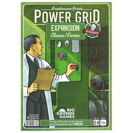 Rio Grande Games Power Grid: China/Korea Expansion (Recharged Version), Green