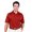 Red/Black, variant on Monterey Club Men's Bamboo Charcoal Blend Contrast Golf Polo Shirt #1081