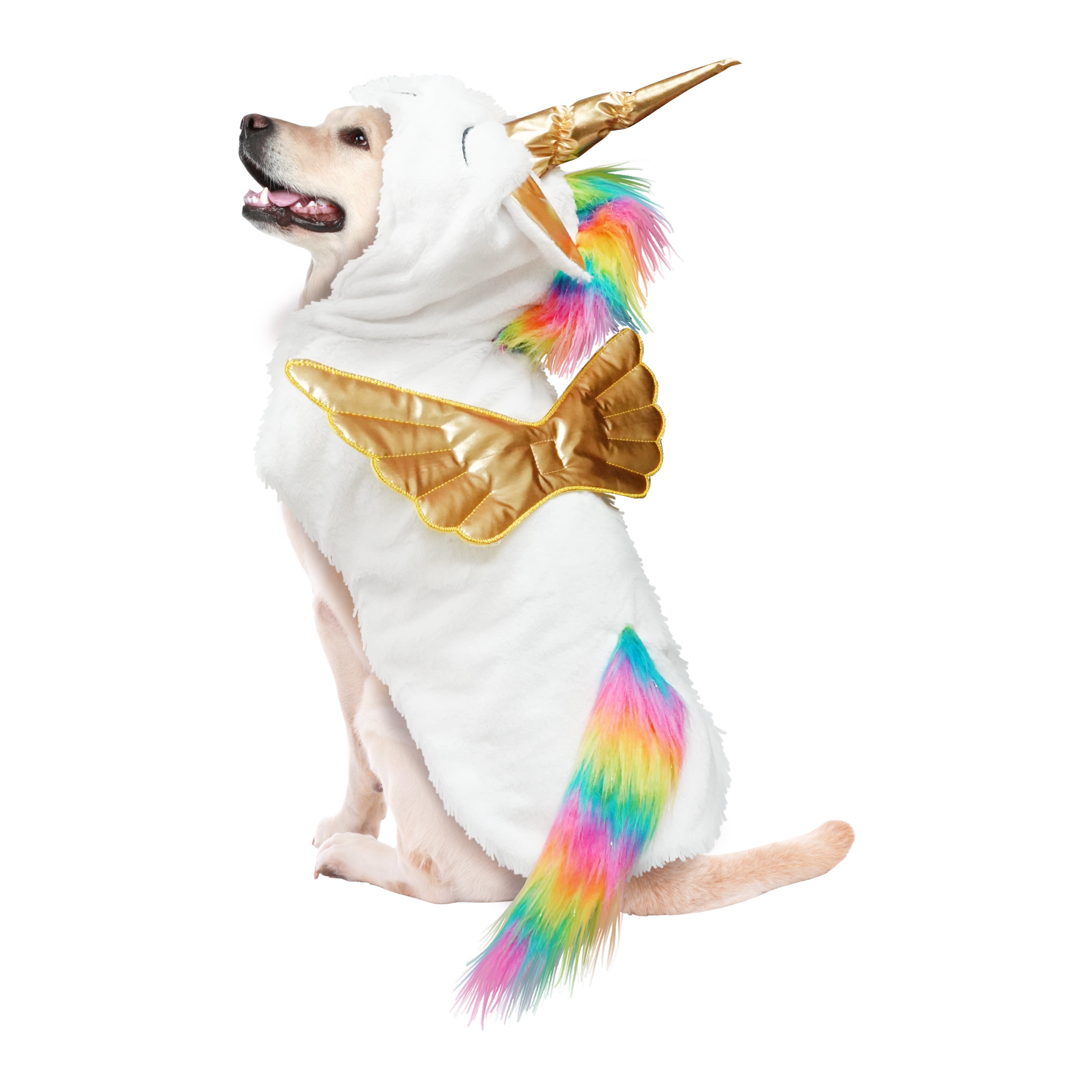 Best Furry Friends Costume for Dogs or Cats, Unicorn, Large