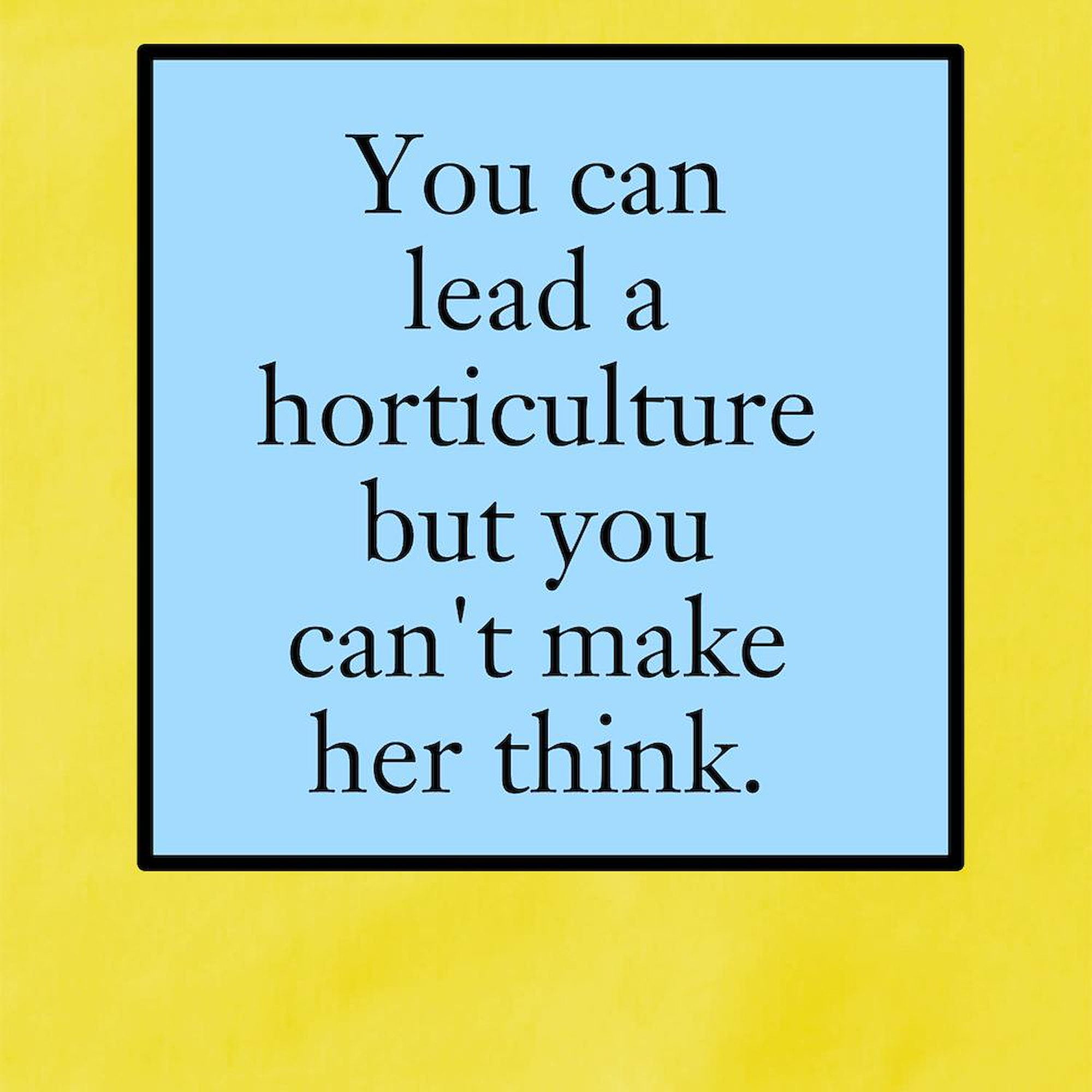 CafePress - You Can Lead A Horticulture - Kitchen Apron with Pockets, Grilling Apron, Baking Apron