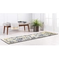 thumbnail image 2 of Unique Loom 3141661 3 Pi 3 Po x 16 Pi 5 Po Salle Garnir Sofia Runner Rug&44; Navy Blue, 2 of 2