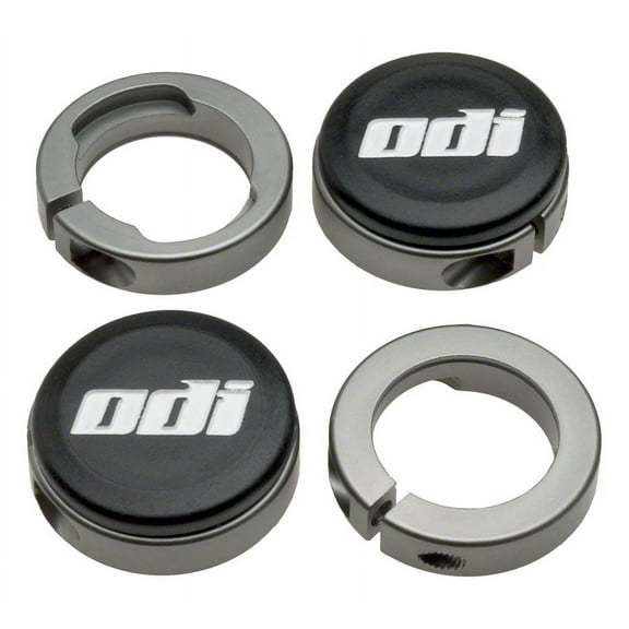 ODI Lock Jaw clamps w/ Snap caps Gray set/4