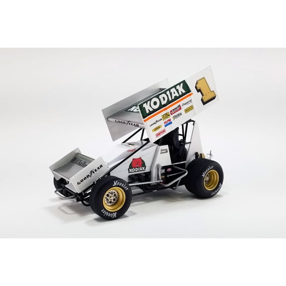 Winged Sprint Car, #1 Sammy Swindell - Acme A1809524 - 1/18 Scale Diecast Model Toy Car