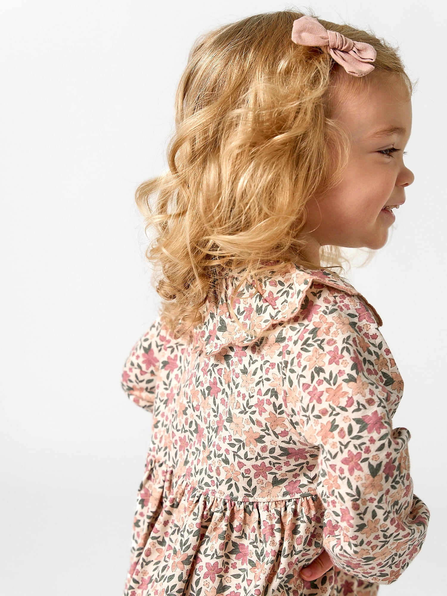 Modern Moments by Gerber Toddler Girl Collar Dress, Sizes 12 Months - 5T