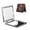 Square, variant on Skulls Gothic Skull Day Of The Dead Portable Double-Sided Face Mirror Square, Magnifying Compact Pocket Mirror with PU Leather Cover
