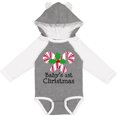 thumbnail image 3 of Inktastic Baby's 1st Christmas Candy Canes Boys or Girls Long Sleeve Baby Bodysuit, 3 of 5