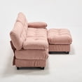 thumbnail image 6 of Miekor Furniture Modular Sectional Sofa Cloud Couch, Deep Seat L Shaped Couch with Ottoman,Sofa Sectional Couches for Living Room, Comfy advanced flannelette Loveseat with 4 Pillows No.1232, 6 of 8