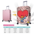 thumbnail image 3 of BTS BT21 Engrosado Cubierta De Equipaje 18/24/28/32 Pulgadas Alta Elástica Maleta De Viaje Spandex Protectora, 3 of 4
