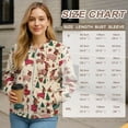thumbnail image 7 of DISNIMO Dachshund Floral Printed Jackets for Women Long Sleeve Sweatshirts Zip Up Outwear Coat for Fall Winter, S, 7 of 7