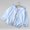 Blue, variant on Luogg Summer Children's Ice Silk Thin Zip Up Sun Clothing For Boys And Girls With Hat Hooded Long Sleeve Sun Suit Girls Jacket Size 100