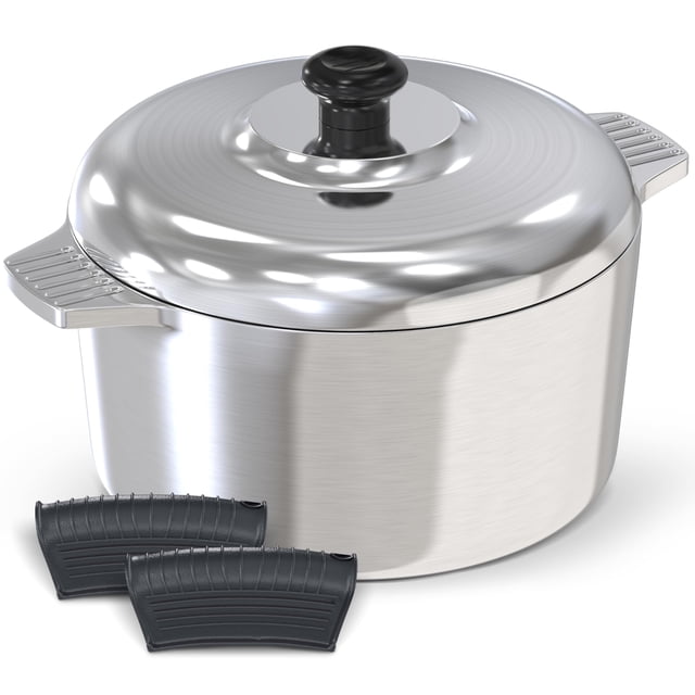 Horno holandés Magnaware de aluminio fundido de 5 litros con tapa antiadherente
