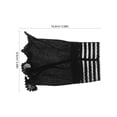 thumbnail image 2 of CHICHUMID 1 Pair Hand Ruffle Cuffs Black Cloth Layered Effect For Casual Wear, 2 of 6