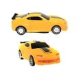 thumbnail image 2 of Carro Robot Transformer Amarillo Camaro Con Luz Juguete Niños Regalo, 2 of 13