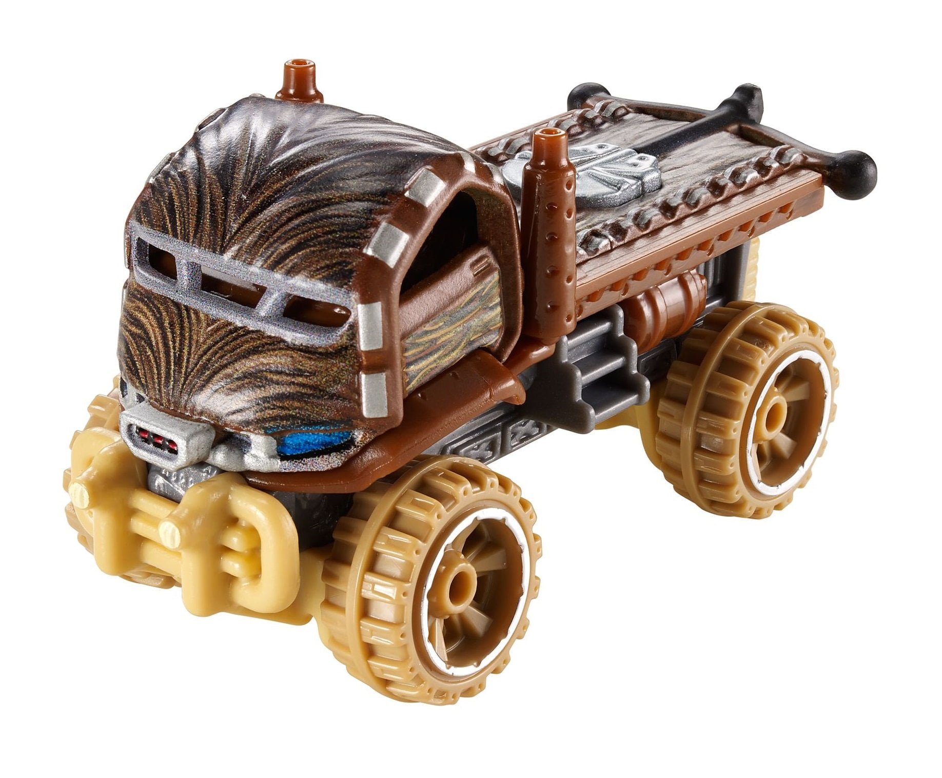HE6 2019 Hot Wheels Character Cars STAR WARS Chewbacca w/ Action Bowcaster