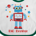 thumbnail image 4 of Inktastic Robot Big Brother II Boys Baby Bib, 4 of 4