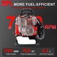 thumbnail image 3 of Floseru 75.6CC Gas Backpack Leaf Blower, 4-Stroke ,900CFM, 210MPH , Variable Speed & Cruise Control, Ergonomic Harness, Reduced Emissions, for Fast Yard Cleanup, 3 of 9