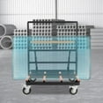 thumbnail image 5 of Heavy Duty Drywall Dolly, 2200lbs Capacity, Swivel Wheels, Adjustable Plywood Cart, Glass Window Service Cart (35.4 * 27.6 * 54.5"), 5 of 9