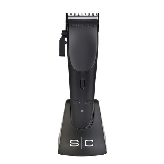 StyleCraft Ergo Professional Microchipped Magnetic Motor Modular Cordless Hair Clipper, Black Pink and Blue Customizable Lids