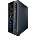 thumbnail image 3 of Apevia MatrixBK ATX Mid Tower Case with 1 x Tempered Glass Window Top USB30USB20Audio Ports 4 x RGB Fans Black, 3 of 8